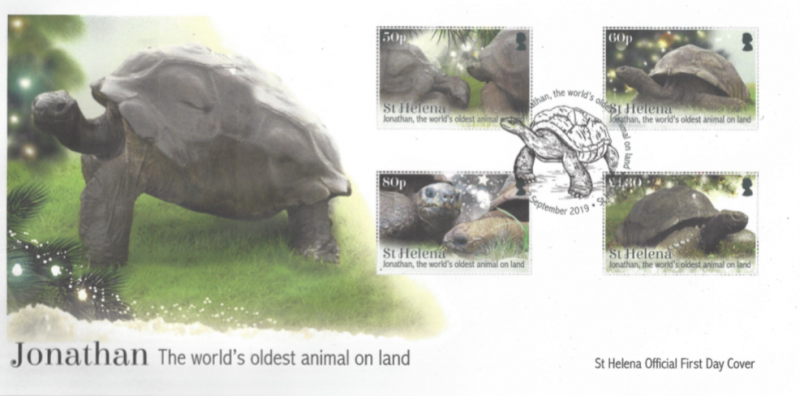 STH-Jonathan-The World's Oldest Animal on Land-FDC – Ascension Island Government STH-Jonathan-The World's Oldest Animal on Land-FDC – Ascension Island Government