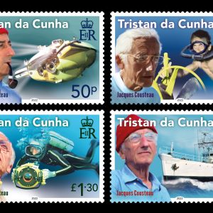 TDC THE LEGACY OF JACQUES COUSTEAU 1910 - 1997 - MINT SET